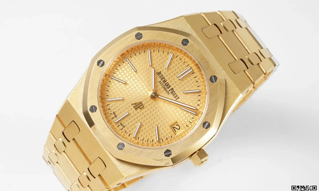 Audemars Piguet Royal Oak 15202BA.OO.1240BA.02 KZ Factory 1:1 Best Edition Replica Watch Gold Case